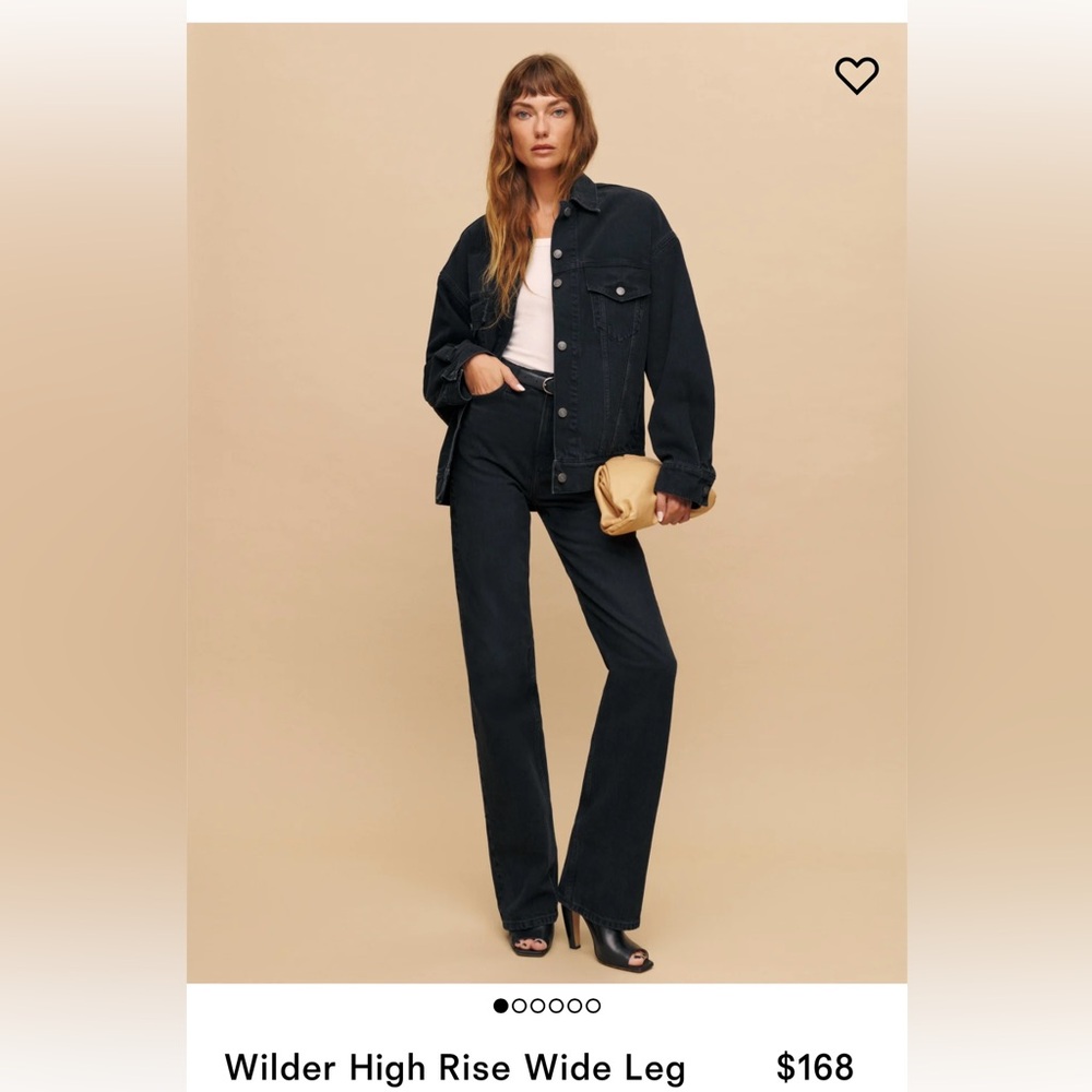 Reformation Wilder High Rise Wide Leg Jeans